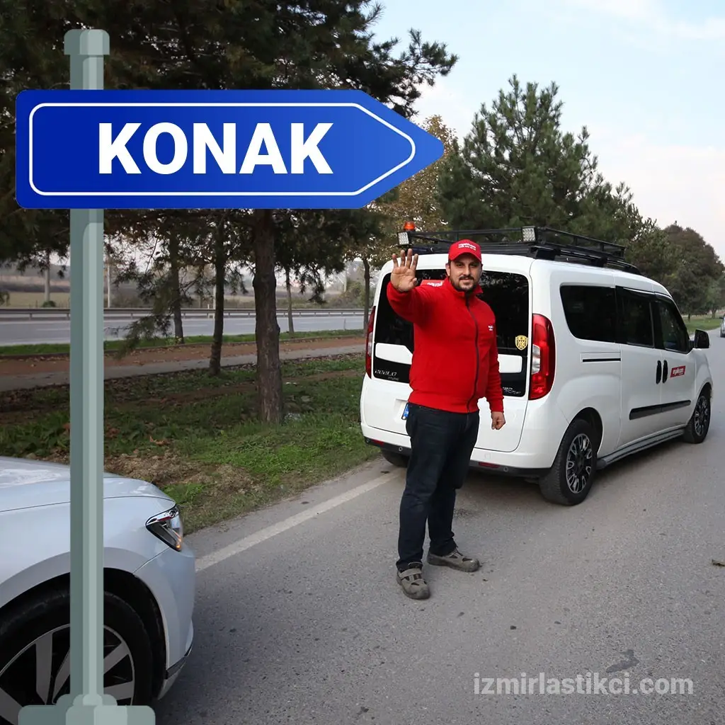 Konak’ta Profesyonel Mobil Lastik Hizmeti